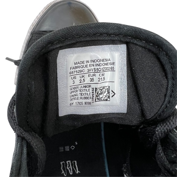 Converse Chuck Taylor All Star Junior Sneakers Size 3 - Picture 13 of 13